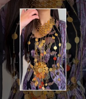 Midnight Charm Coin Dress