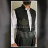 Noir Classic Men’s Kurdish Vest Outfit