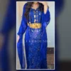 Royal Sapphire Kurdish Dress