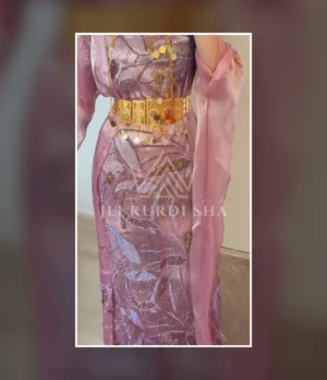 Blush Pink Kurdish Dress